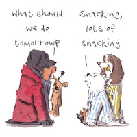 Snacking, lots of Snacking, 10 x 8 inch giclee print, £35