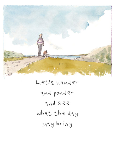 Wander and Ponder, 8 X 10 inch giclee print, £35