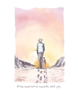 From Sunrise to Sunset with You, 8 X 10 inch giclee print, £35
