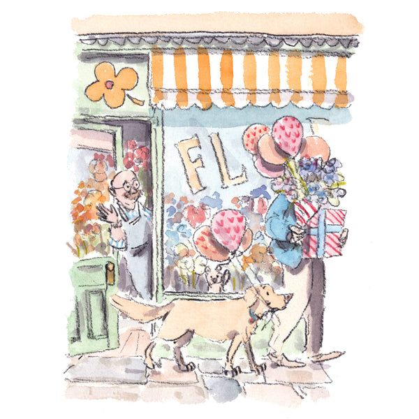 Florist, 8 X 10 inch giclee print, £35