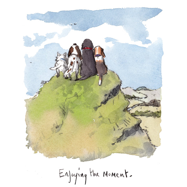 Enjoying the Moment, 8 x 10 inch giclee print