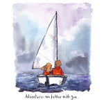 Adventuring with you, 8 x 10 inch giclee print. £35