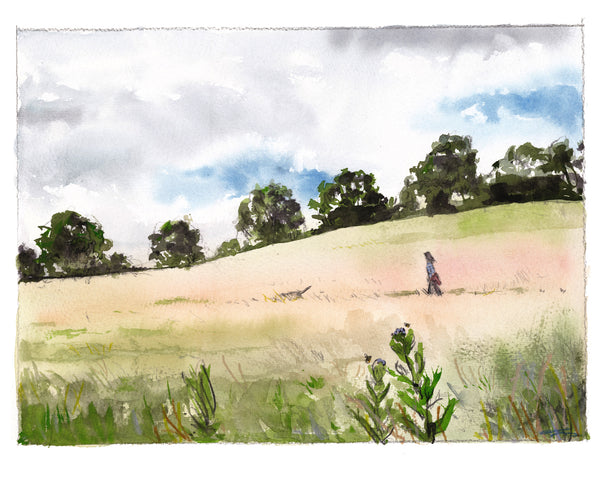 Walking, 10 x 8 giclee print, £35